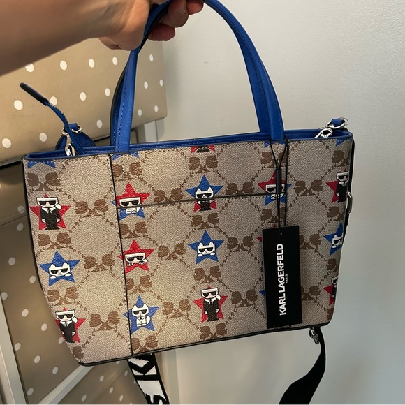 KARL LAGERFELD PARIS Small Maybelle Printed bag. 100% authentic. - Picture 7 of 16